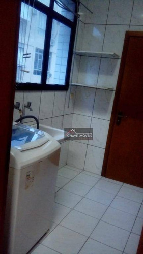 Imagem 10 de 23 de Apartamento Para Alugar, 199 M² Por R$ 5.000,00/mês - Aparecida - Santos/sp - Ap2859
