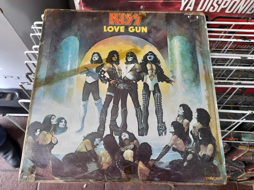 Lp Kiss Love Gun En Formato Acetato,long Play