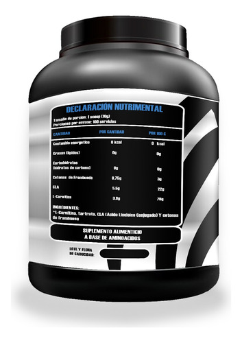 Cla + Carnitina 1kg Depredador Protein 100 Servs Limón
