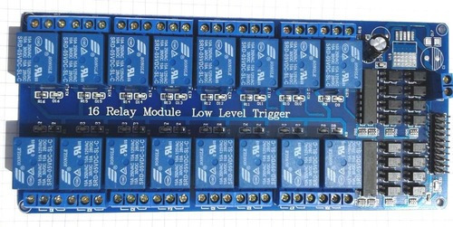 Modulo 16 Reles 5v Opto-acoplado Arduino Raspberry Pic .....