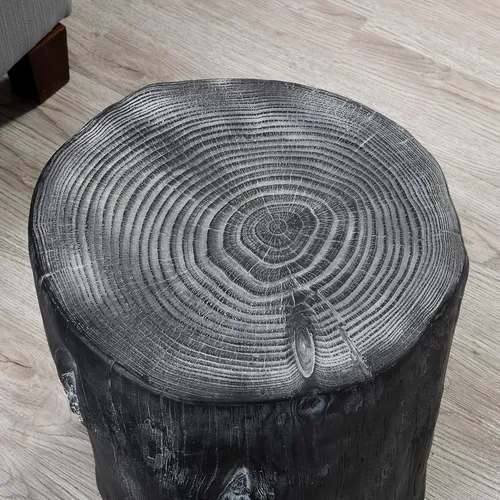 Firstime & Co. Mesa De Troncos De Árbol Blanco, Diseño