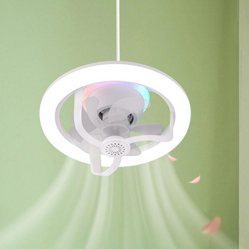 Ventilador De Techo Con Lámpara De Ventilador, Brillo