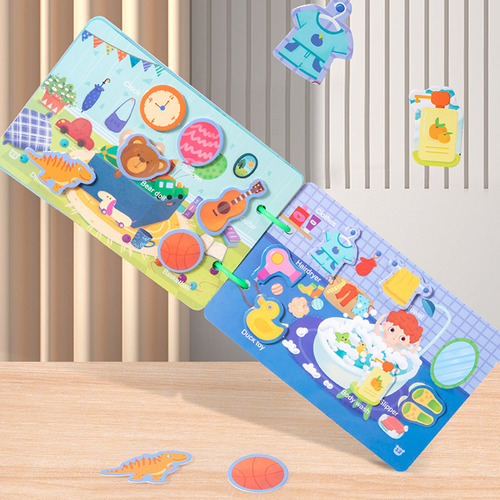 Libro Silencioso Para Niños, Libro Interactivo Montessori