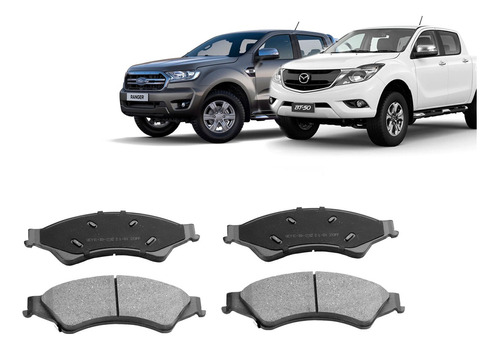 Pastillas Freno Delanteras Mazda Ford Bt50 Ranger 2012-2020