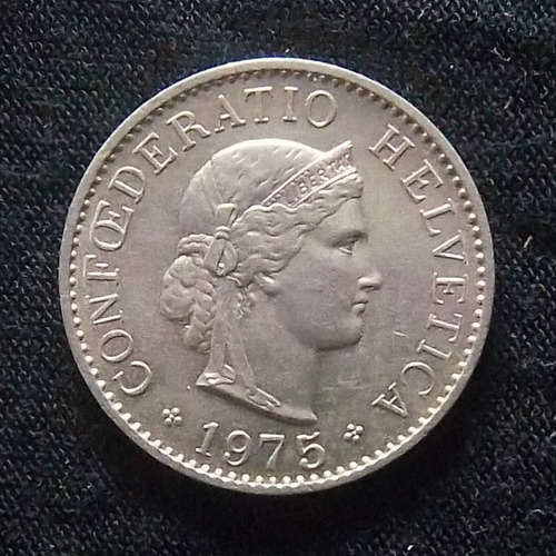 Suiza 5 Rappen 1975 Sc Km 26