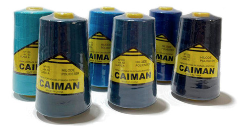 Hilo De Poliéster Vahe Caiman Cono De 4000 Metros X Unidad Azul Marino Oscuro 77