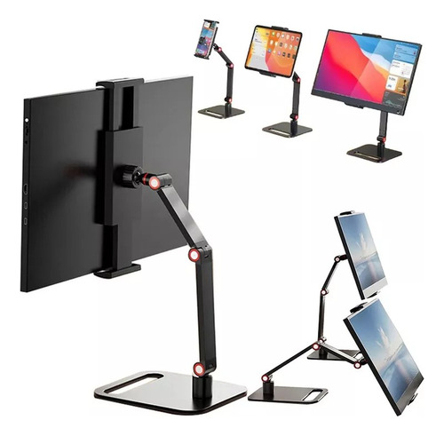17.3 Soporte Para Monitor Portátil,soporte De Base Extraíble