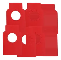 Comprar 100 Etiquetas Para Botellas De Vino, Etiquetas Rojo