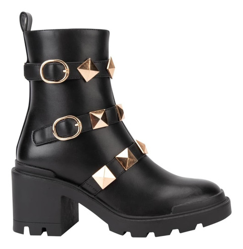 Bota Con Hebillas Y Estoperoles Belinda Peregrin Mod 1087877