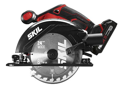 Sierra Circular Inalámbrica Skil De 20 V Y 6-1/2 Pulgadas, I