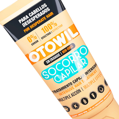 Otowil Socorro Capilar Reparador Intensivo Pelo 120g 3c