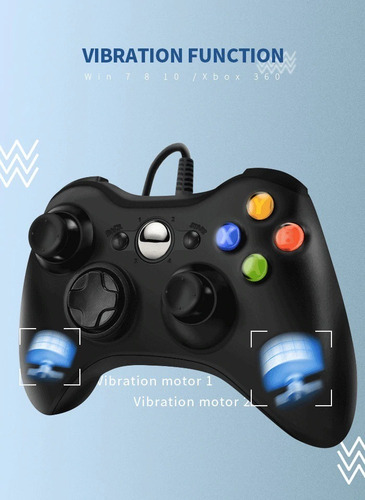 Imagen 5 de 7 de Control Xbox Pc Usb Joystick Gamers Tipo Xbox 360 Mando Xbox