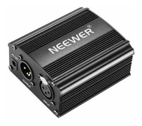 Interfaz De Audio Neewer 48v Para Microfonos Con Cable Xlr