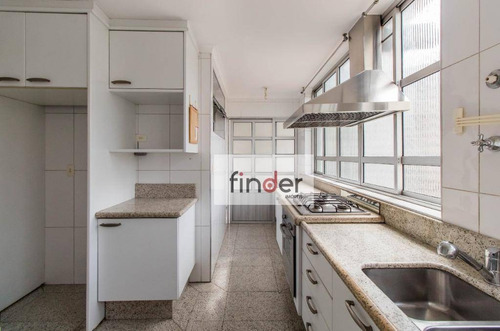 Fernão Cardim - Al. Fernao Cardim, 99. Amplo Apartamento À Venda, Super Iluminado E Ventilado, 185 M², 3 Dormitórios E 1 Vaga. Jardim Paulista - Ap13203