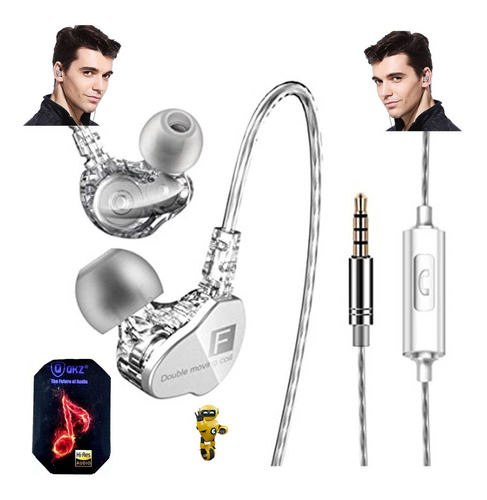 Imagem 7 de 7 de Fone Game Musica Live Transmissão Ao Vivo Kz Ak6 In Ear