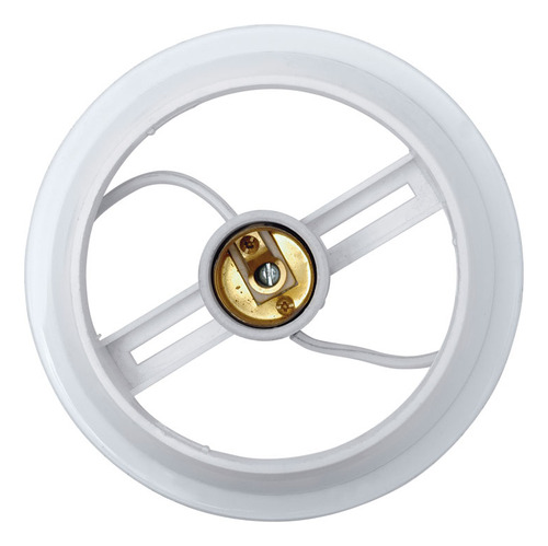 Kit 5 Plafonier Rendondo Branco Bocal Soquete E27 Strahl
