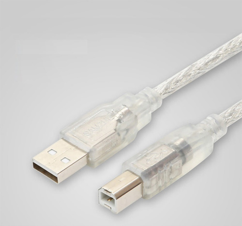 Imagem 4 de 4 de Cabo Usb 2.0 Am Para Bm 1.8m Para Impressora Multifuncional
