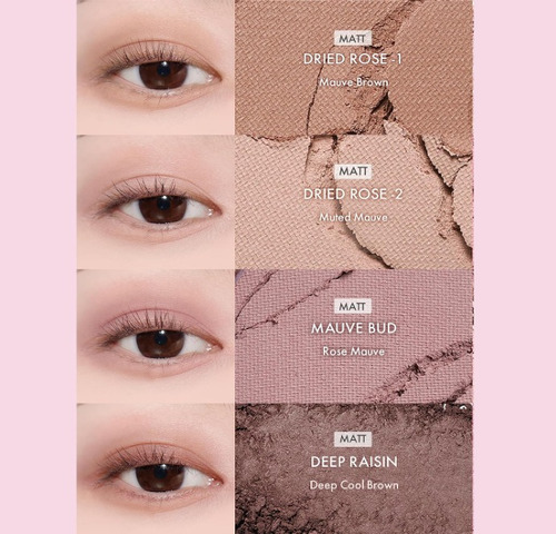 Amuse Eye Color Palette #02 Cool Rose - K Beauty