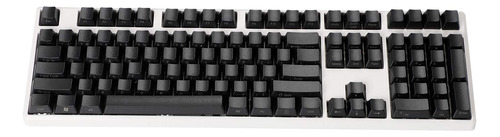 Teclado Mecanico Negro 108 Teclas Impresion Lateral Mx