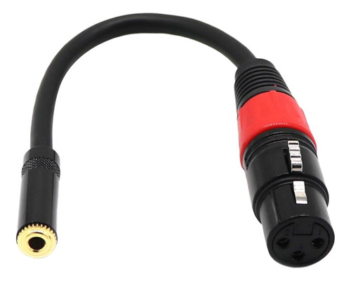 3.5mm Hembra Mini Jack Estéreo A Xlr Cable De Micrófono