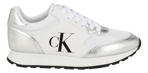 Tenis Calvin Klein Originales Mujer Casuales Blanco Comodos