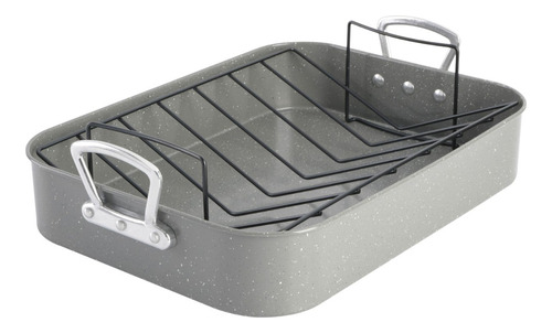 Fuente C/ Mango-rejilla Para Asar Acero Carbono Gibson Home