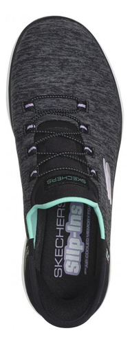 Zapatilla Mujer Slip-ins: Summits A Negro Skechers