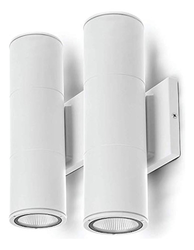 Home Zone Security Led Moderno Aplique De Pared Y Porche (2 