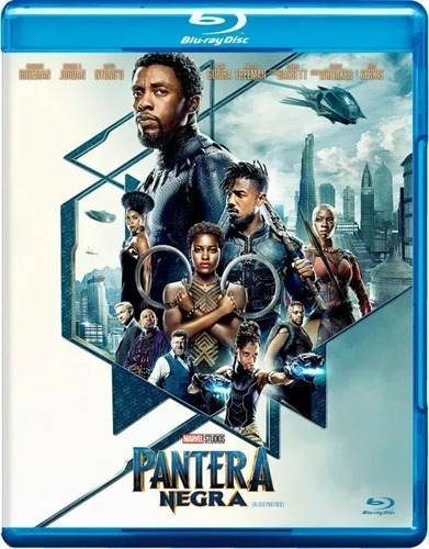 Blu-ray Pantera Negra -chadwick Boseman Marvel Original Novo