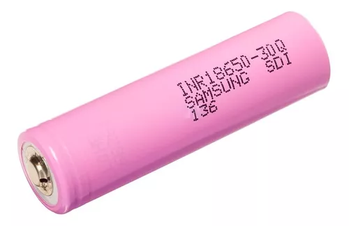  Auténtico Samsung30Q, 3.7 V parte superior plana real 3000mAh  18650 batería recargable 30Q (paquete de 4) : Celulares y Accesorios