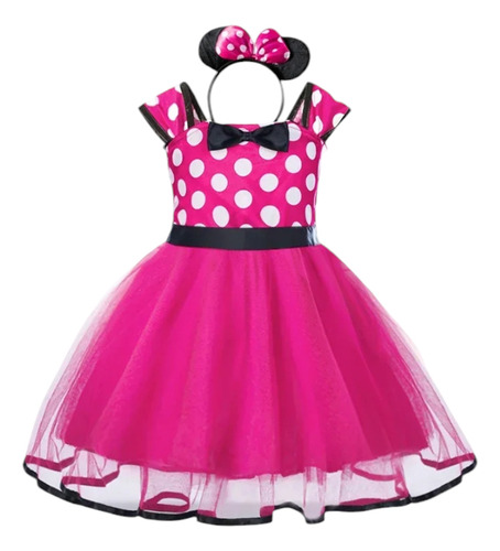 Disfraz Infantil Minnie Mouse Vestido Cosplay