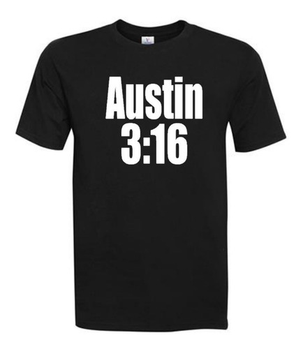 Polera Hombre - Wwe - Austin 3:16