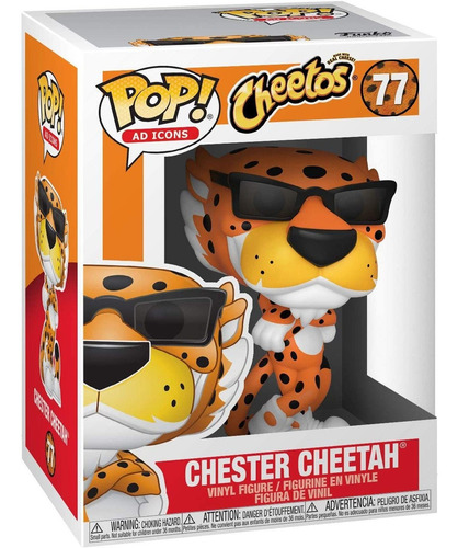 Funko Pop! Ad Icons: Cheetos - Chester Cheetah, Multicolor,