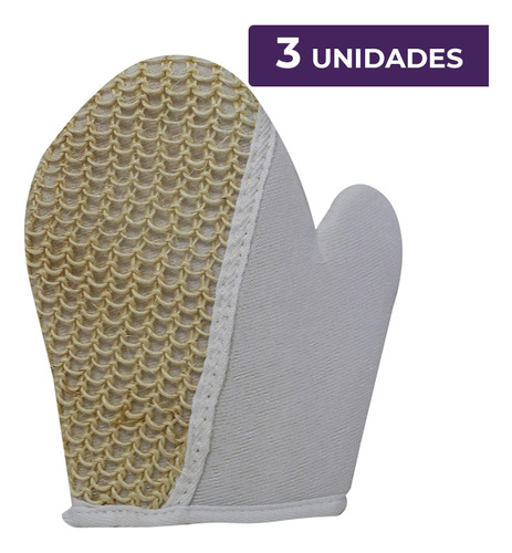 Guante Exfoliante Corporal Marcela - 3 Unidades