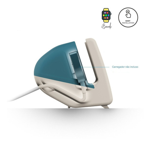 Imagem 3 de 5 de Base Carregadora Suporte De Mesa W4 Para Apple Watch