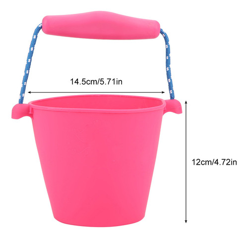 Juguete De Silicona Con Mango De Cubo De Baño Para Baby Show