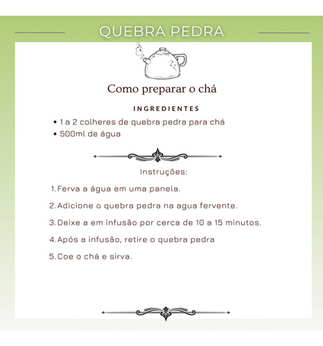 Chá Obba Natureba Oficial2n Quebra Pedra Em Ervas 20 G Pacote X 2