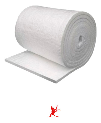 Manta Fibra Cerámica Aislante 96kg/m3 | Caja Rollo X 4.46m2