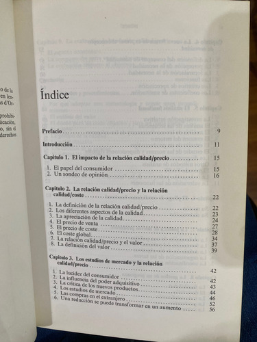 El Control De La Relación Calidad/precio R Tassinari Deusto (Usado)