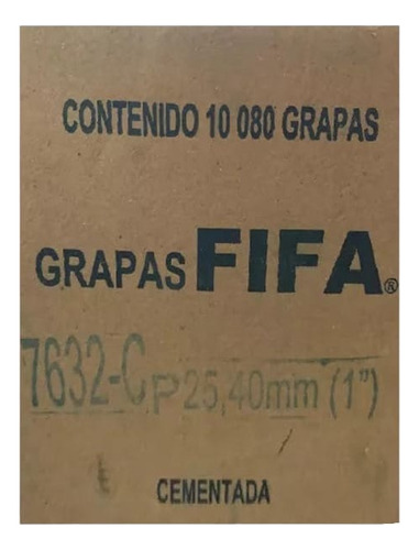 Grapas Tapicería Fifa 7632-c Una Pulgada 10,080 Piezas