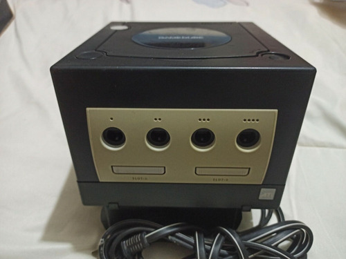 Nintendo Gamecube Jet Black Console Mario Party 7 Bonus Set (Usado)