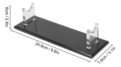 Soporte Acrílico Transparente Para Espadas Láser, Base De Ex