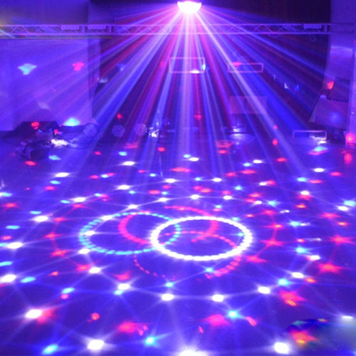 Combo Luces Led Dj Fiesta Bola + Proton 18 + Laser + Flash