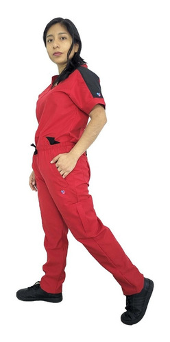 Pijama Quirurgica Antifluidos Rojo Uniforme Quirurgico