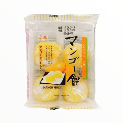 Imagen 1 de 1 de Mochi Sabor Frutal Con Crema Sabor Mango Verde Asiatico 108g