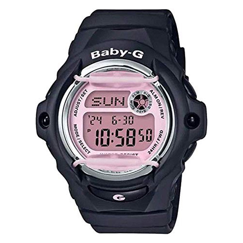 Reloj Digital Casio G-shock Baby-g Para Mujer, Negro/rosa (n