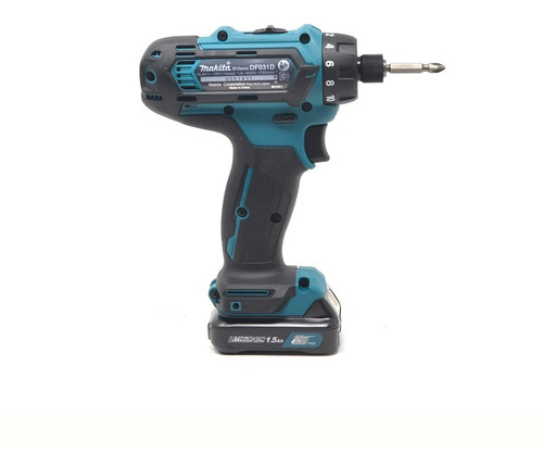 Imagen 4 de 9 de Taladro Atornillador Makita 12v Cargador 2 Batería Df031dwye