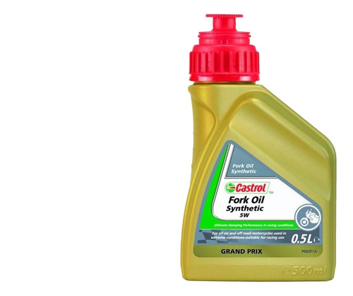 Aceite Moto Syntetic Fork Oil 5w-40 500ml Castrol