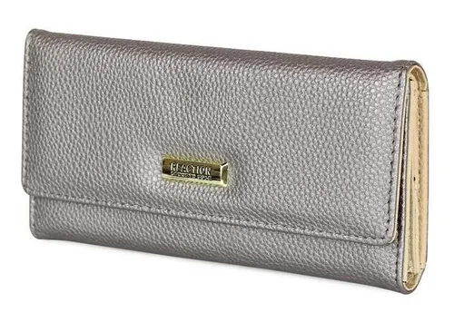 Billetera Mujer Fidelia Gris Kenneth Cole