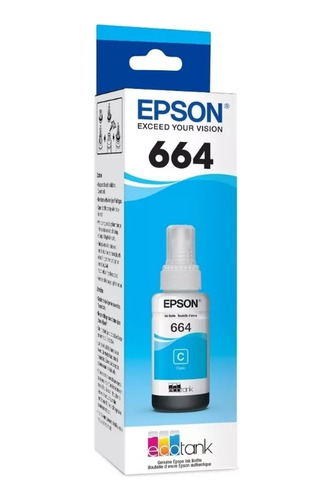 Tinta Botella Epson 664 Cian